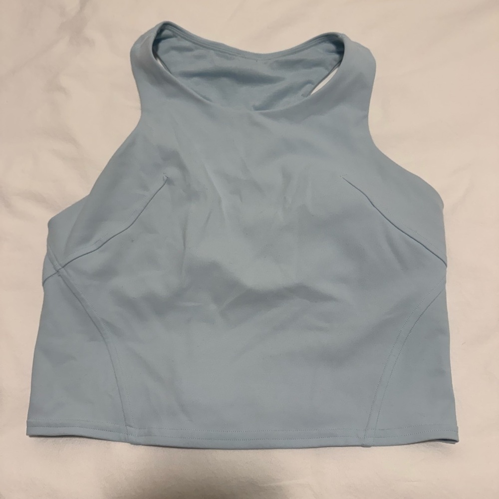 Lulu high neck long sports bra